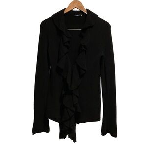 Magaschoni Black Cashmere Sweater‎